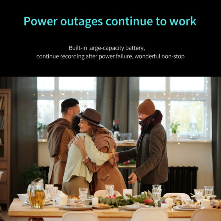 D3 HD 4K Dual Lens Wifi Camera Mobile Phone Wireless Remote Two Way Intercourse Monitoring Camera by buy2fix