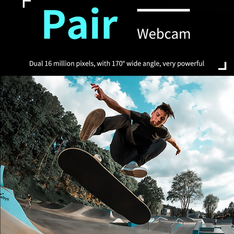 D3 HD 4K Dual Lens Wifi Camera Mobile Phone Wireless Remote Two Way Intercourse Monitoring Camera by buy2fix