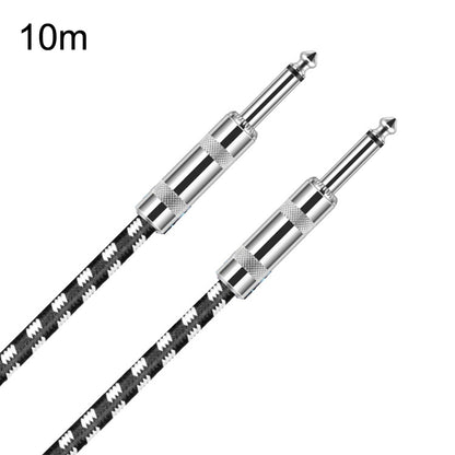 10m 2 Straight Head 6.35mm Guitar Cable Oxygen-Free Copper Core TS Large Two-core Cable -  by buy2fix | Online Shopping UK | buy2fix