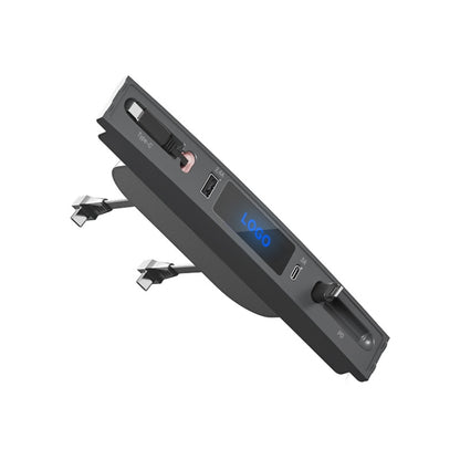 For Tesla Model 3 / Y 27W Quick Interior Charger Intelligent USB-C/Type-C Docking Station HUB by buy2fix