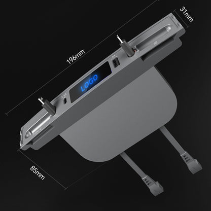 For Tesla Model 3 / Y 27W Quick Interior Charger Intelligent USB-C/Type-C Docking Station HUB by buy2fix