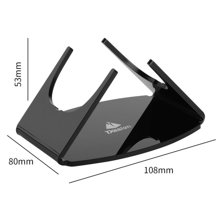 For JBL Clip 3/4 Speaker Storage Stand Acrylic Desktop Audio Base(Black) by buy2fix