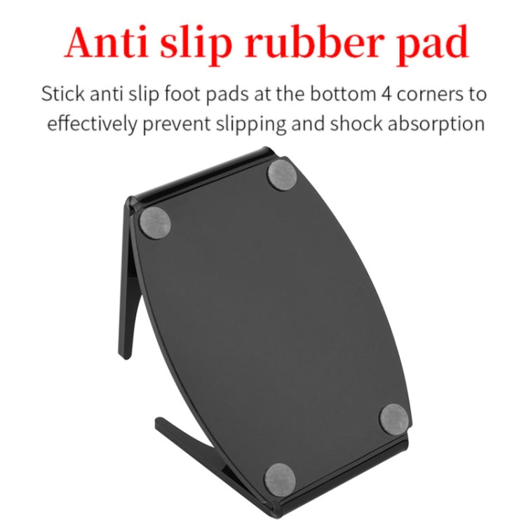 For JBL Clip 3/4 Speaker Storage Stand Acrylic Desktop Audio Base(Black) by buy2fix