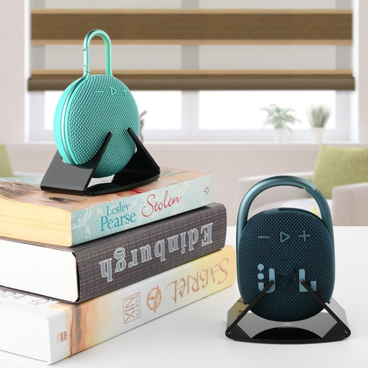 For JBL Clip 3/4 Speaker Storage Stand Acrylic Desktop Audio Base(Black) by buy2fix