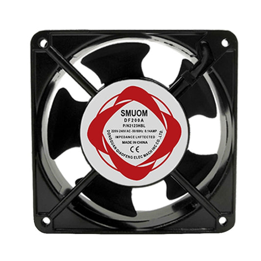 12cm 220V Cabinet Solder Smoke Exhaust Cooling Fan(Black) - Fan Cooling by buy2fix | Online Shopping UK | buy2fix