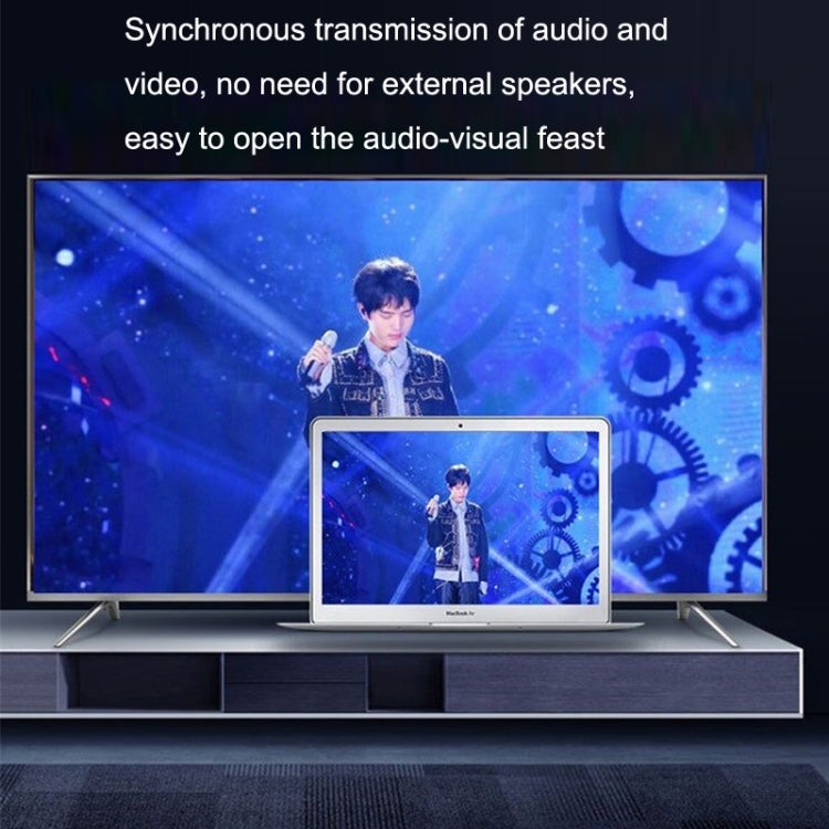 HD55Y VGA To HDMI Adapter Cable VGA+USB To HD 1080P Converter With Power Supply(Black) by buy2fix