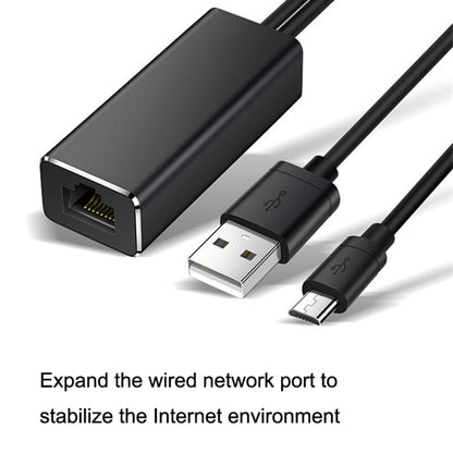 RJ45 Micro USB to 100M Ethernet Adapter Steady Watch Video by buy2fix