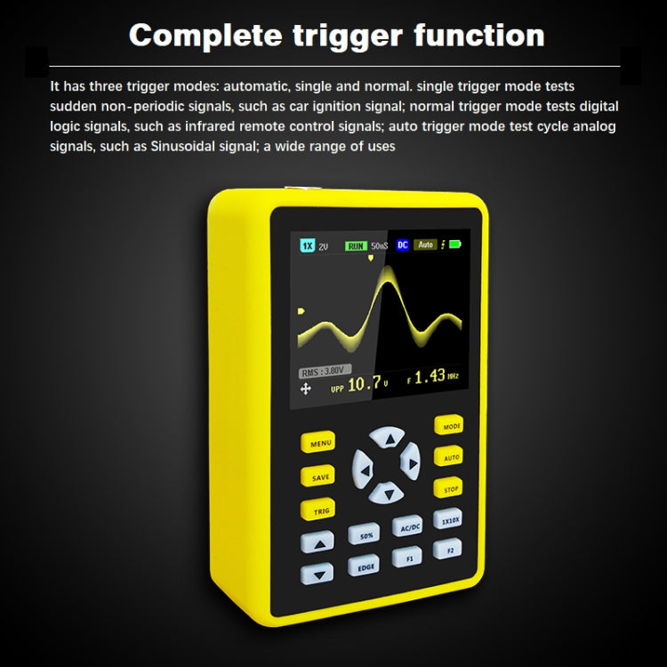 FNIRSI 2.4 Inch IPS Screen 100MHz Digital Oscilloscope(5012H) - Digital Multimeter by FNIRSI | Online Shopping UK | buy2fix