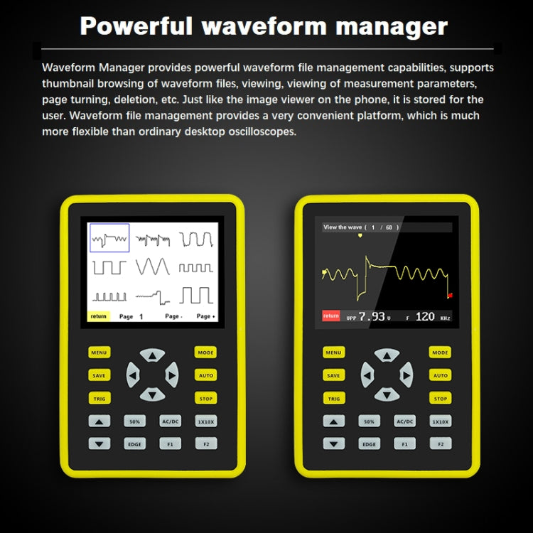 FNIRSI 2.4 Inch IPS Screen 100MHz Digital Oscilloscope(5012H) - Digital Multimeter by FNIRSI | Online Shopping UK | buy2fix