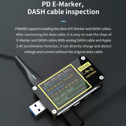 FNIRSI FNB48S USB Voltage Ammeter Multifunctional Fast Charge Tester, Specification: Bluetooth -  by FNIRSI | Online Shopping UK | buy2fix