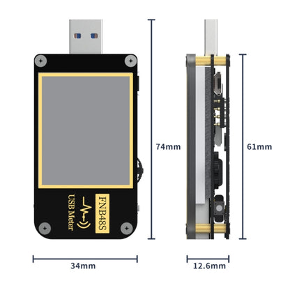 FNIRSI FNB48S USB Voltage Ammeter Multifunctional Fast Charge Tester, Specification: Bluetooth -  by FNIRSI | Online Shopping UK | buy2fix