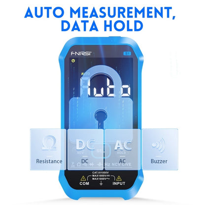 FNIRSI S1 Digital High Precision Fully Automatic Digital Multimeter(Blue) -  by FNIRSI | Online Shopping UK | buy2fix