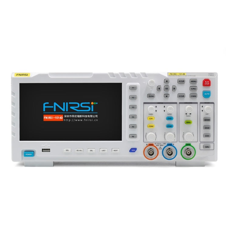 FNIRSI 1014D 2 in 1 Dual-channel 100M Bandwidth Digital Oscilloscope 1GS Sampling Signal Generator, US Plug -  by FNIRSI | Online Shopping UK | buy2fix