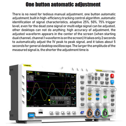 FNIRSI 1014D 2 in 1 Dual-channel 100M Bandwidth Digital Oscilloscope 1GS Sampling Signal Generator, US Plug -  by FNIRSI | Online Shopping UK | buy2fix