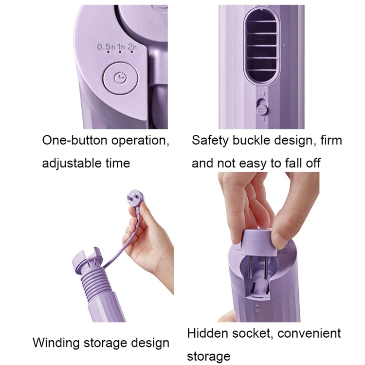 ACA AD-X40 Mini Portable Timing Home Dryer Multifunctional Clothes Dryer, CN Plug(Purple) - Dryers & Parts by buy2fix | Online Shopping UK | buy2fix