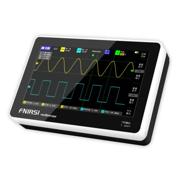 FNIRSI 1013D 1GS Sampling Dual Channel 100M Bandwidth Digital Oscilloscope, US Plug(English) -  by FNIRSI | Online Shopping UK | buy2fix