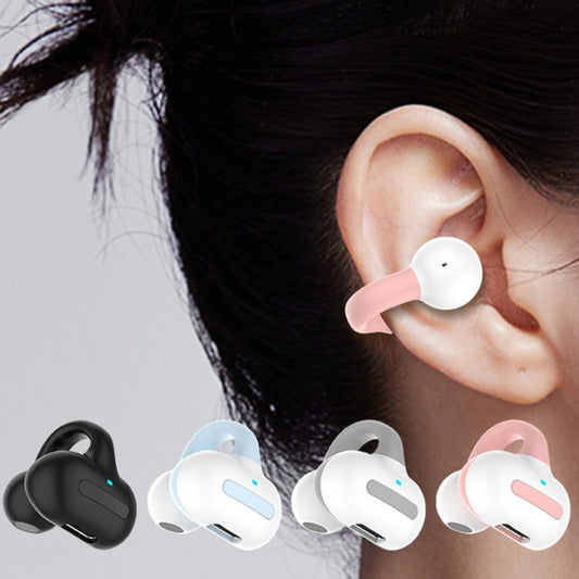 M-S8 Wireless Stereo Single Ear Clip-on Bluetooth Earphone(Gray) by buy2fix