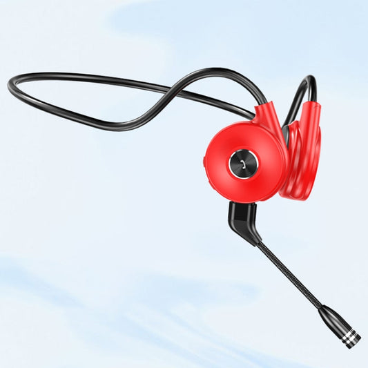 M1 Stereo Sound Running Sports Bone Conduction Bluetooth Earphones With Microphone(Red) - Neck-mounted Earphone by buy2fix | Online Shopping UK | buy2fix