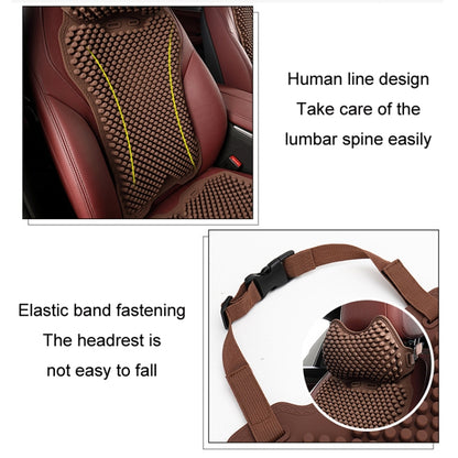 Silicone Car Seat Cushion Summer Breathable Cool Pad, Color: Rear Cushion Gray -  by buy2fix | Online Shopping UK | buy2fix