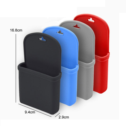 Wear-Resistant Silicone Mobile Phone Bag For Car Air Outlet(Red) by buy2fix