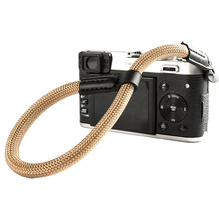 Climbing Rope Camera Wrist Strap SLR Camera Wear-resistant Bracelet(Light Brown) by buy2fix
