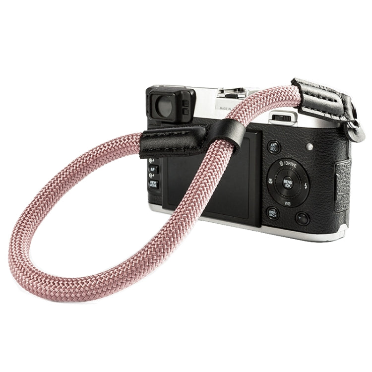 Climbing Rope Camera Wrist Strap SLR Camera Wear-resistant Bracelet(Rose Gold) by buy2fix