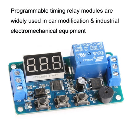 DK-C-01 Anti-Reverse Circuit Delay Relay Module DC12V Timing Delay Controller Module - Relay Module by buy2fix | Online Shopping UK | buy2fix