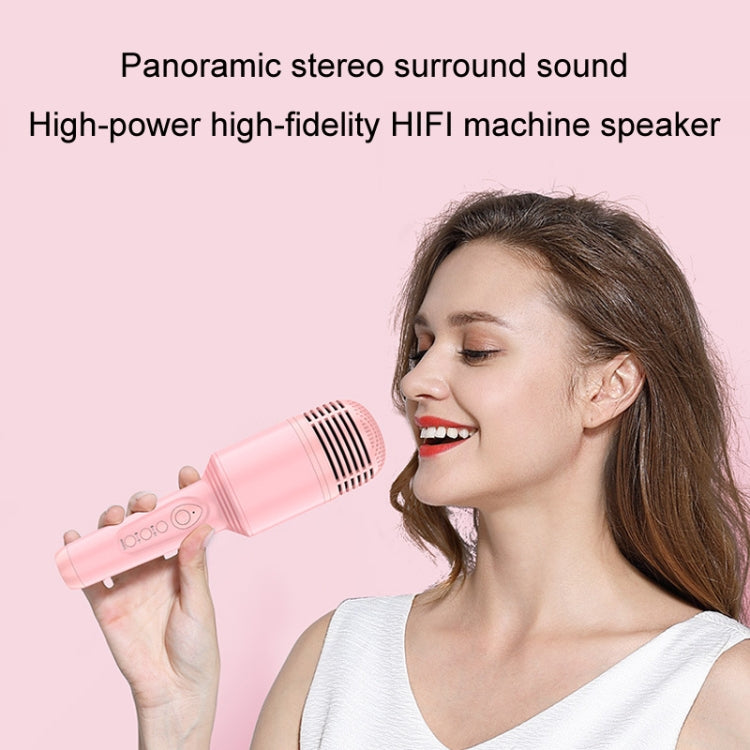 K10 Children Bluetooth Microphone Audio All-In-One Machine(Pink) - Microphone by buy2fix | Online Shopping UK | buy2fix