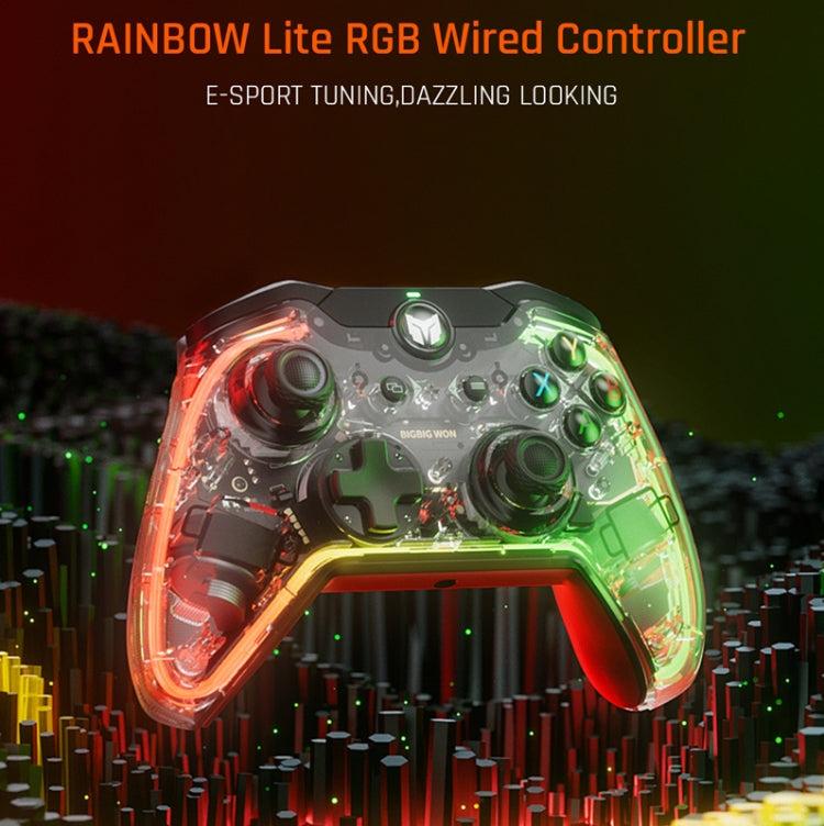 BIGBIGWON C1 Lite  RGB Light Wired Gamepad Controller For PC/Switch - Gamepads by buy2fix | Online Shopping UK | buy2fix