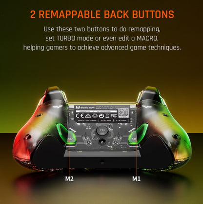 BIGBIGWON C1 S RGB Light Wired Gamepad Controller For PC/Switch - Gamepads by buy2fix | Online Shopping UK | buy2fix