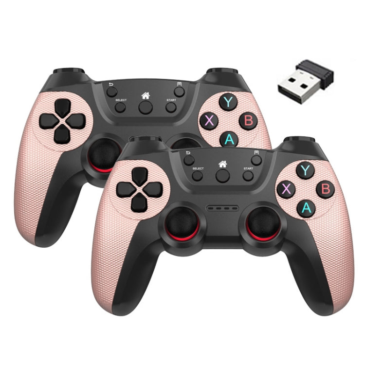 2.4G One for Two Doubles Wireless Controller Gamepad Rose Pink – Buy2fix