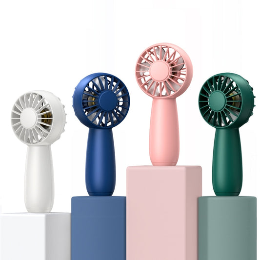 USB Outdoor Mini Handheld Brushless Motor Fan, Style: 1500mAh(Pink) by buy2fix