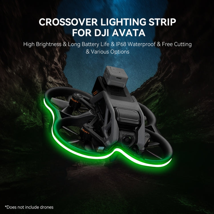 For DJI Avata RCSTQ Light-emitting Light Strip Night Flight Warning Light Strip(Blue) -  by RCSTQ | Online Shopping UK | buy2fix