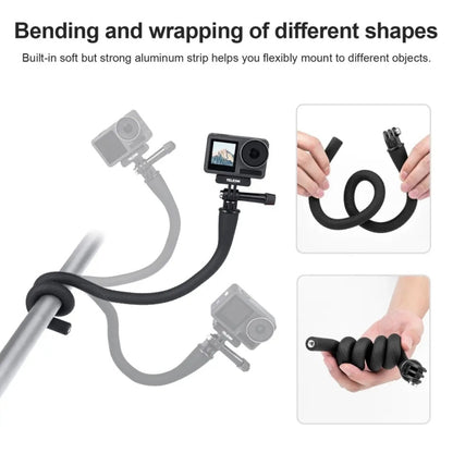 TELESIN Flexible Mount Bracket Octopus Tripod For Mini Action Camera and Mobile Phone,Spec: Only Bracket - Holder by TELESIN | Online Shopping UK | buy2fix