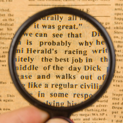 5pcs 6X 60mm Foldable Leather Case Reading Magnifier by buy2fix