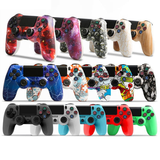 For PS4 Wireless Bluetooth Game Controller With Light Strip Dual Vibration Game Handle(Line) by buy2fix