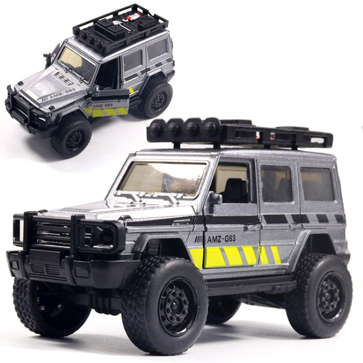 1:36 Simulation Off-Road Alloy Car Model Double Open Door Children Toy Car(Modified Version Silver) - Model Toys by buy2fix | Online Shopping UK | buy2fix