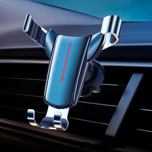 Air Outlet Triangular Gravity Sensor Car Mobile Phone Holder, Color: Black Olecranon Clip by buy2fix