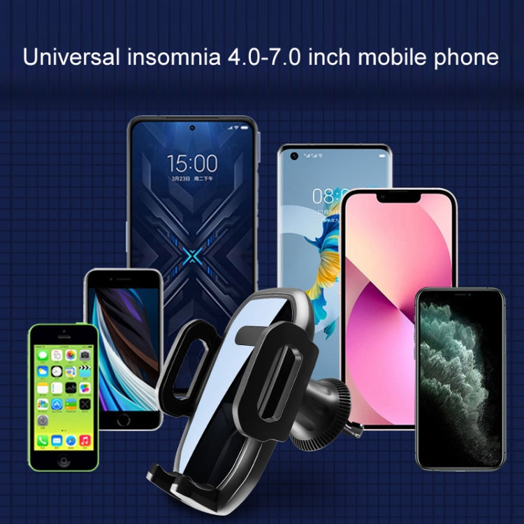 Hook Type Car Mobile Phone Navigation Support Frame(Black) by buy2fix