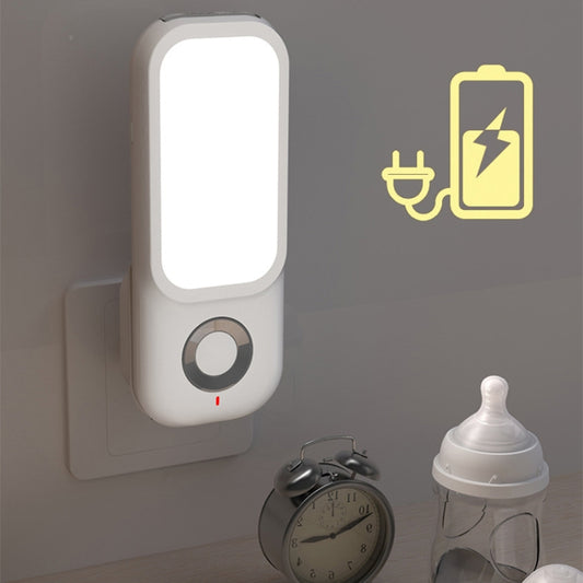 LED Induction Night Light Intelligent Wireless Aisle Corridor Night  With Flashlight,Spec: Dual-use EU Plug - Sensor LED Lights by buy2fix | Online Shopping UK | buy2fix