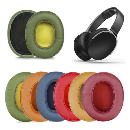 For Skullcandy Crusher 3.0 Wireless/ Crusher Evo /Crusher ANC/ Hesh 3 /VENUE  Headphone 2pcs Ear Pads(Beige Yellow Bottom) - Earmuff & Pad by buy2fix | Online Shopping UK | buy2fix