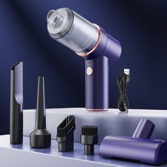 SUITU ST-6638 Car Wireless Vacuum Cleaner Suction and Blower Integrated With Light ,Spec: Luxury Type-A Charge by SUITU