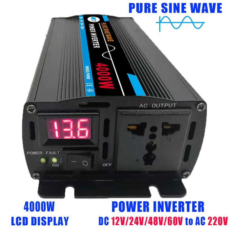 4000W 48V to 220V High Power Car Pure Sine Wave Inverter Power Converter - Pure Sine Wave by buy2fix | Online Shopping UK | buy2fix