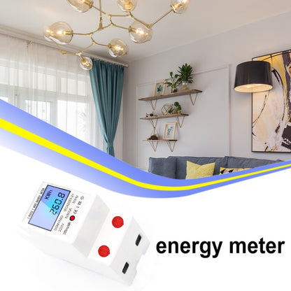 DDM15SD 20 (80) A Single-phase Multi-function Rail Meter with Backlight LCD Display - Current & Voltage Tester by buy2fix | Online Shopping UK | buy2fix