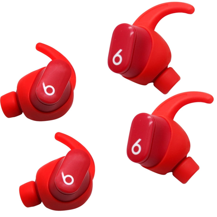 For Beats Studio Buds 2pairs Wireless Bluetooth Earphone Silicone Non-slip Ear Caps(Red) - Anti-dust & Ear Caps by buy2fix | Online Shopping UK | buy2fix