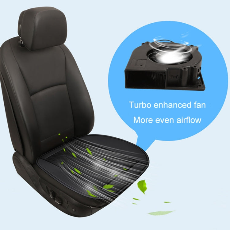 Summer Ventilation Refrigeration USB Car Seat Cushion(Beige) - Seat Accessories by buy2fix | Online Shopping UK | buy2fix