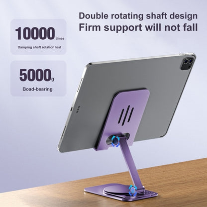 Desktop 360-degree Rotating Foldable Mobile Phone Holder, Color: Metal Gray - Desktop Holder by buy2fix | Online Shopping UK | buy2fix