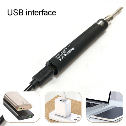 8W USB 5V Cordless Soldering Iron Low Voltage Soldering Pen(Gray) - Electric Soldering Iron by buy2fix | Online Shopping UK | buy2fix