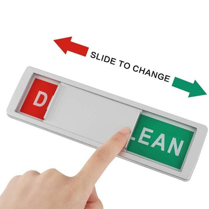 Dishwasher Magnet Clean Dirty Sign Double-Sided Refrigerator Magnet(Silver Black and White Rough Characters) by buy2fix