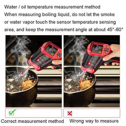 TASI TA603A -32-1080 degrees Celsius Color Screen Infrared Thermometer Industrial Electronic Thermometer - Thermostat & Thermometer by TASI | Online Shopping UK | buy2fix